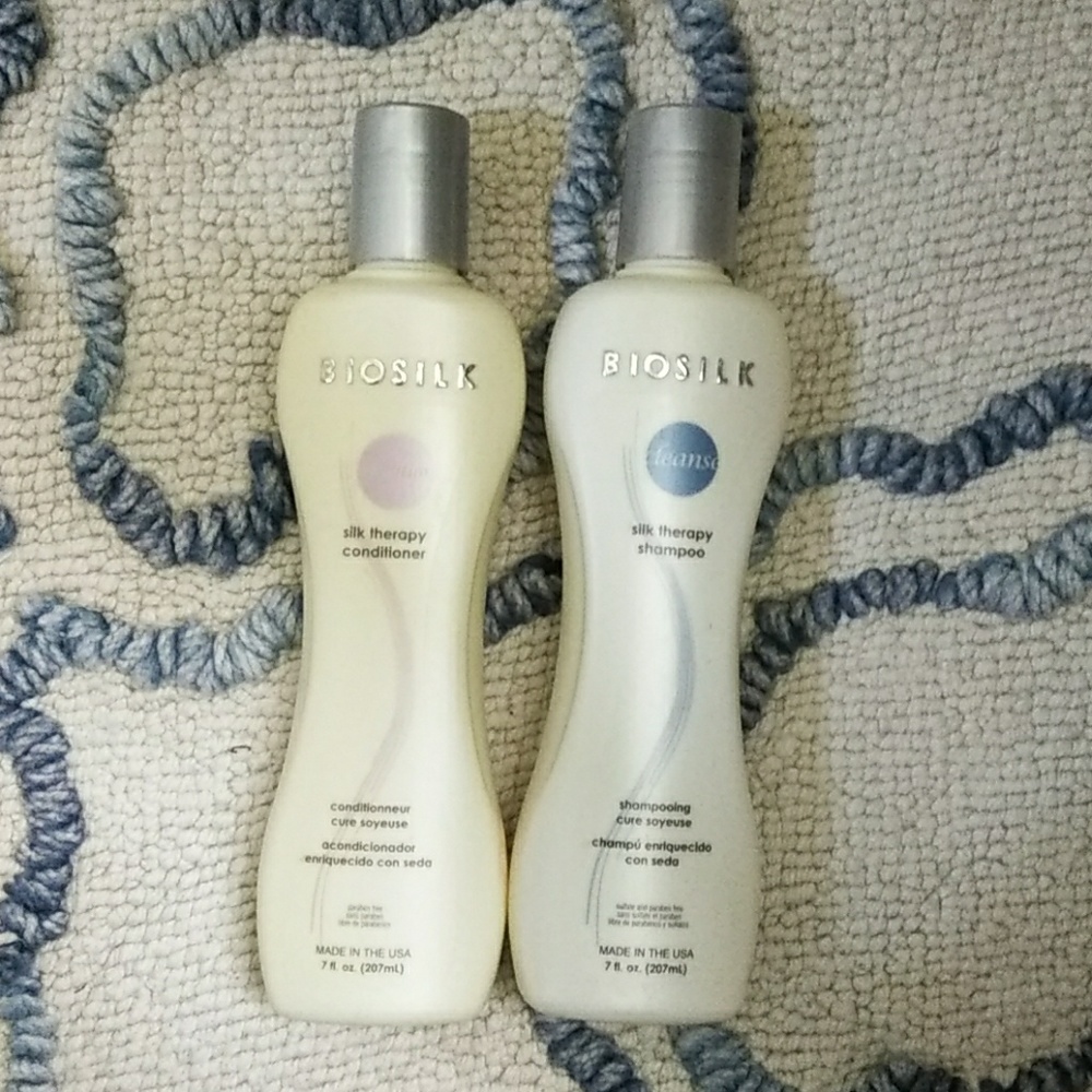 Biosilk shampoo and conditioner